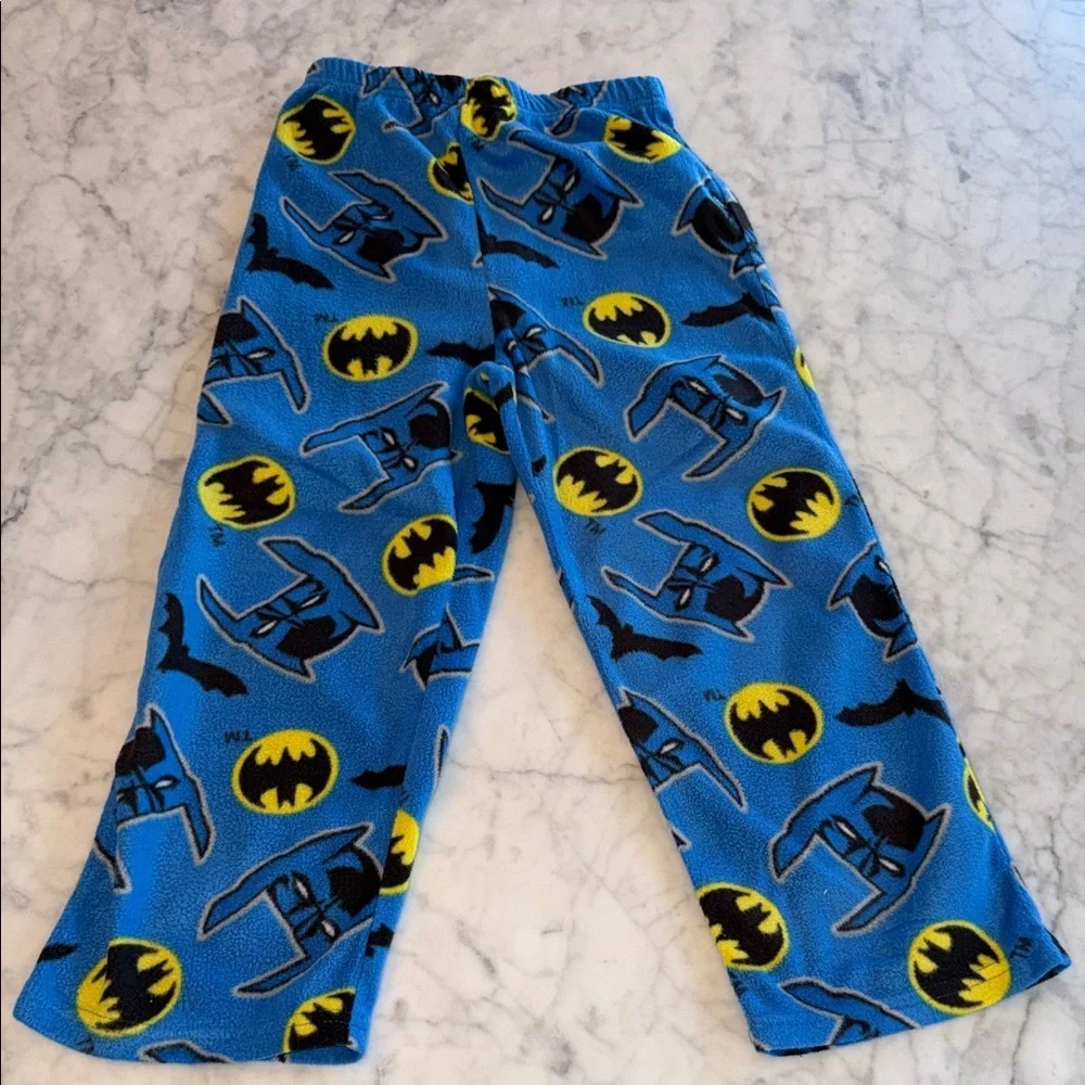 Carter's Kids Pajama Dinosaur Festive & Batman Bottoms Bundle  5/6Y